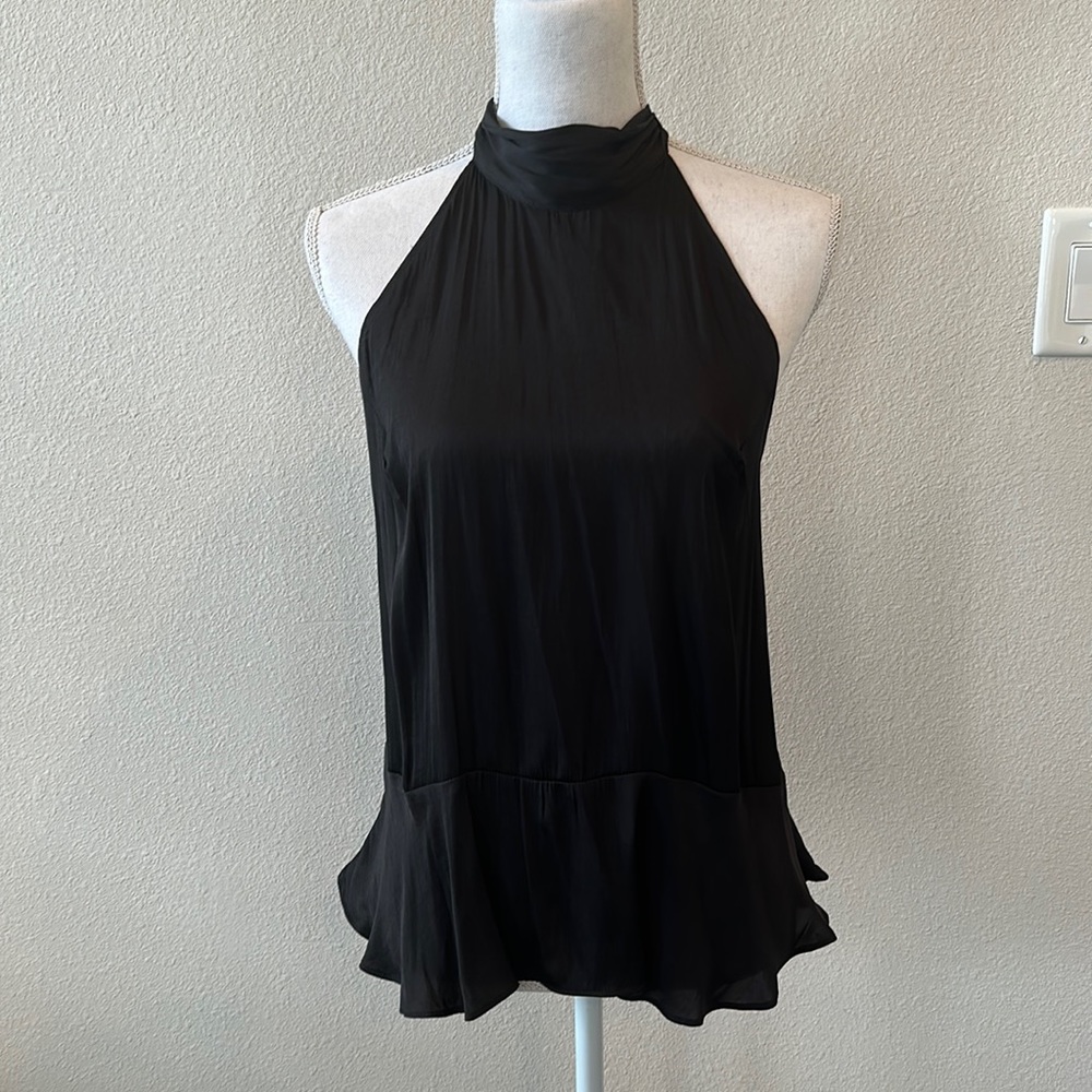 Halter high neck top